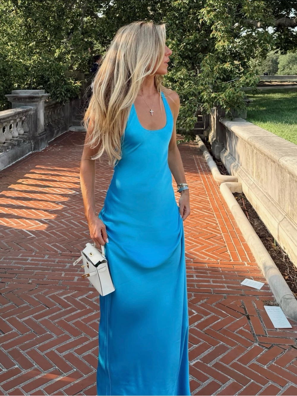 Staud Juanita Dress in Pool 6